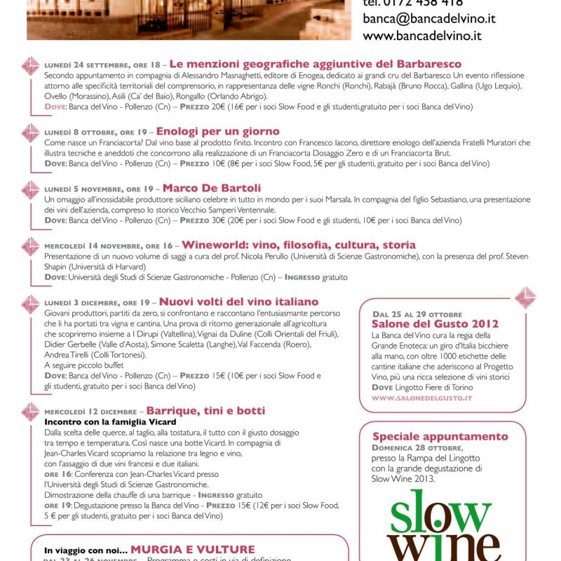 Enologi per un giorno