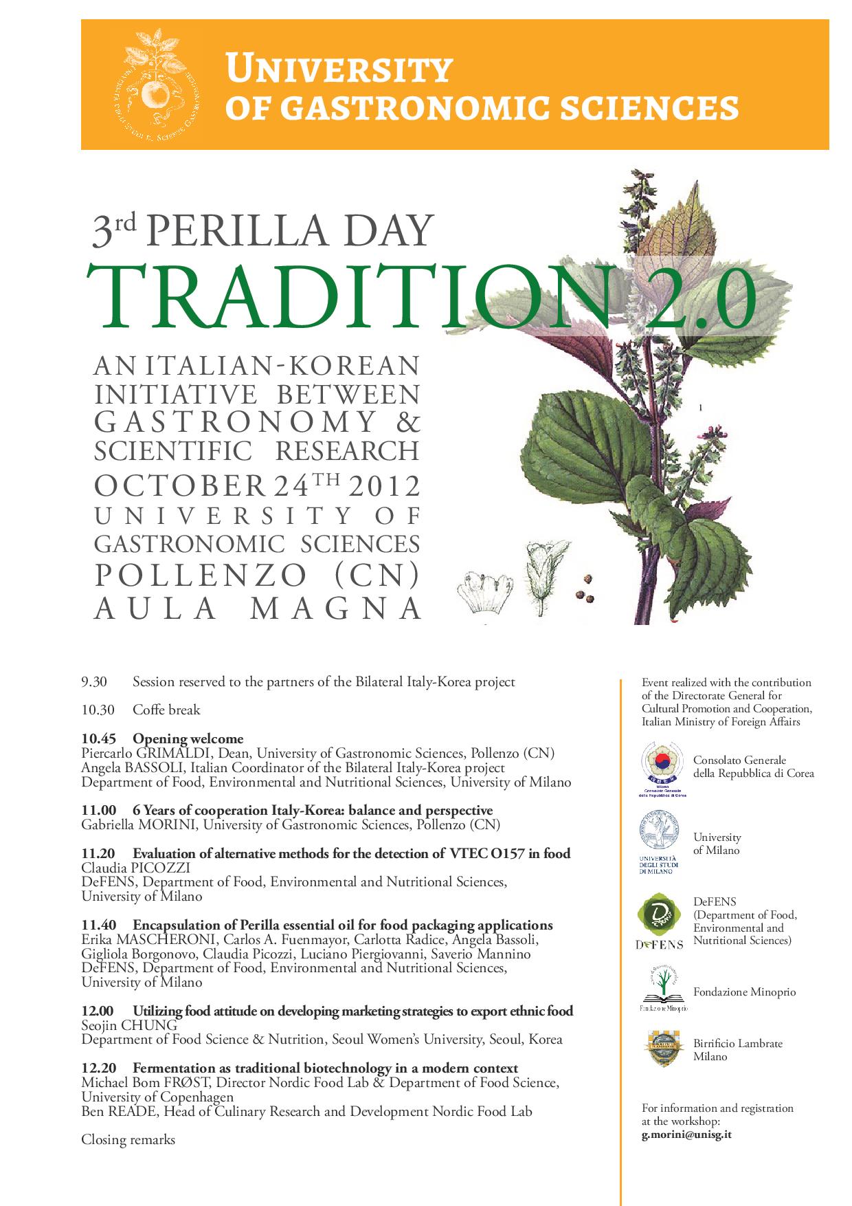 3rd Perilla Day - Tradition 2.0