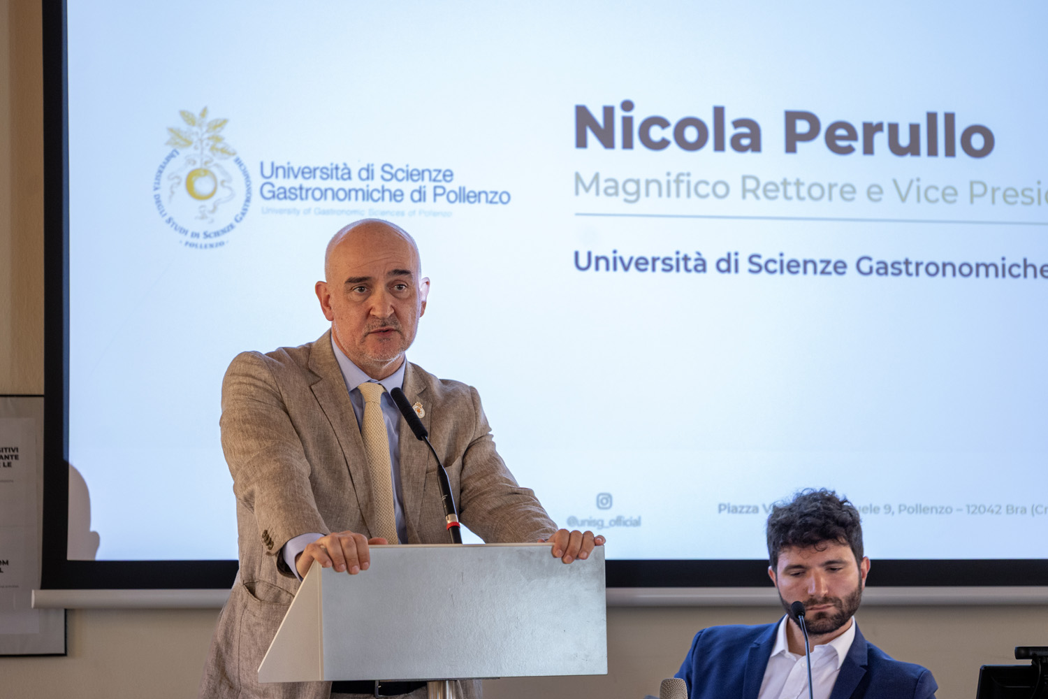 img 5766 unisg pollenzo cerimonia borse studio 2026 nicola perullo rettore