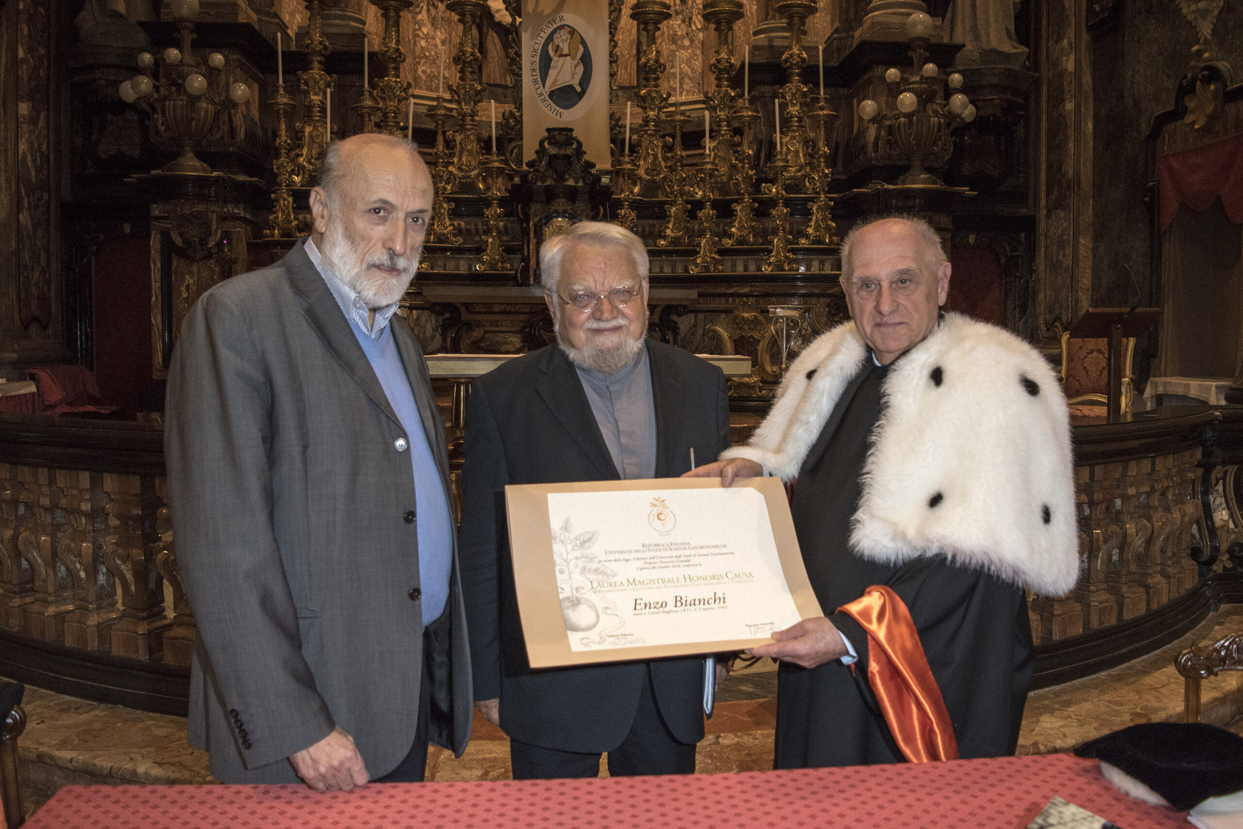 pollenzo eventi laure honoris causa enzo bianchi 1